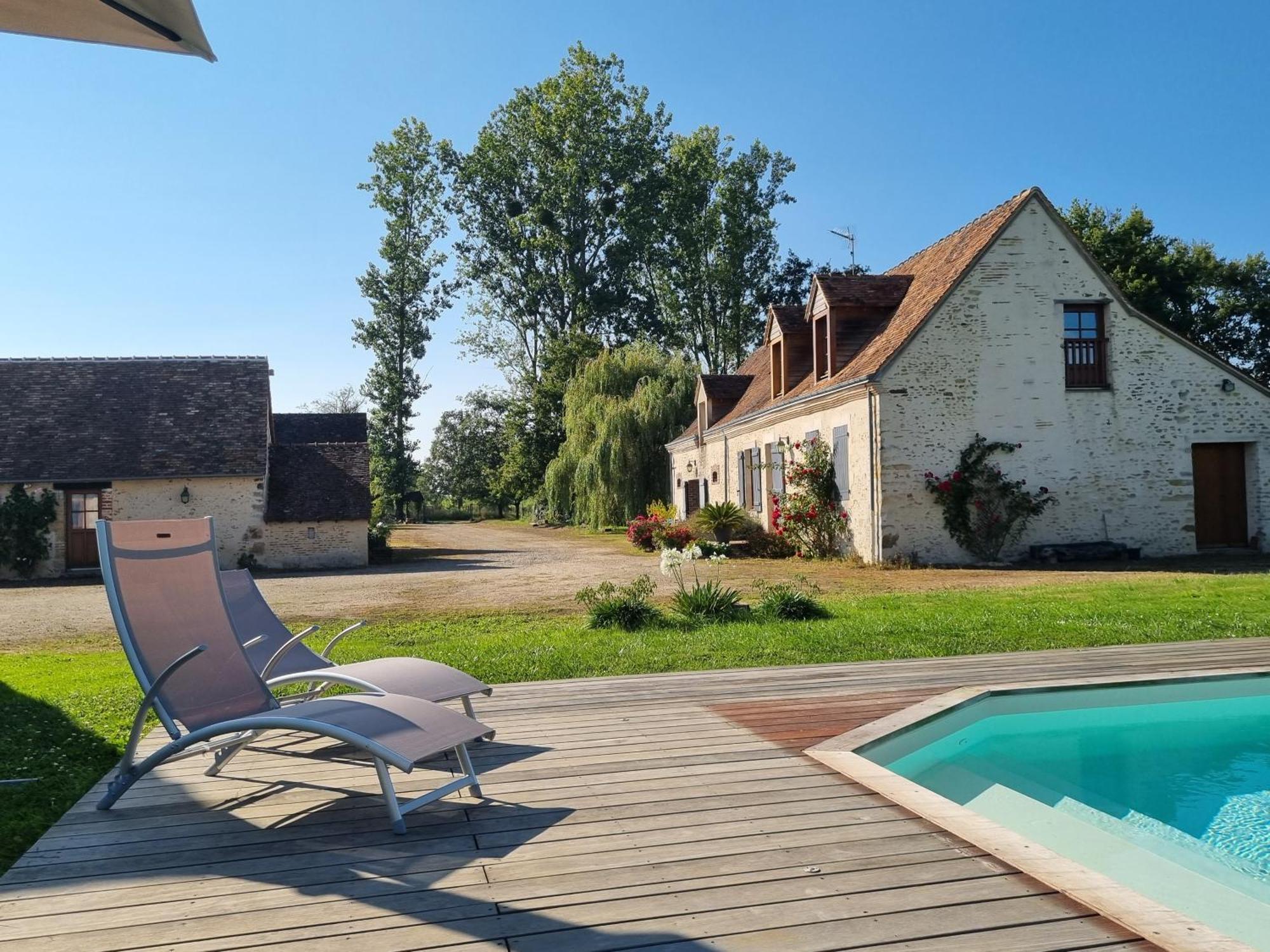 L 'Aupinouse Chambre Double Pivoine Avec Salle D'Eau Privative La Suze-sur-Sarthe ภายนอก รูปภาพ